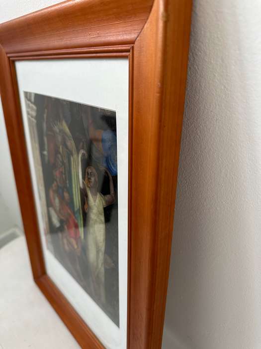 Framed Diego Rivera Print - Creation, Size 32cm x 45cm (Frame has some light dents on one side)