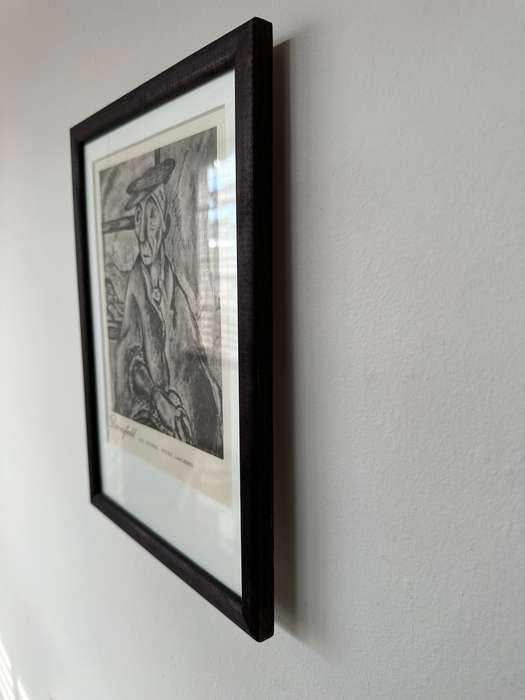Framed Print, Dronsfield - Old Woman Wigan Lancashire - Finished Size 23.5cm x 32.5cm