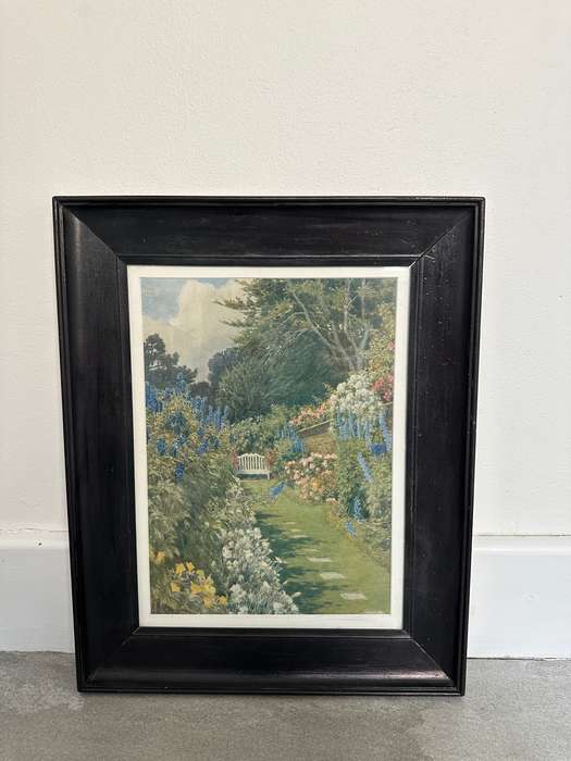 Framed Beatrice Parsons Print, Floral Garden - Finished Size 42cm x 52cm