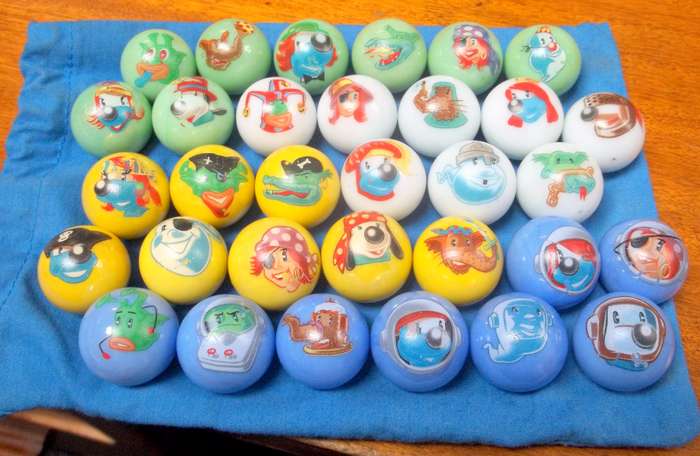 Full set of Lilibiggs marbles
