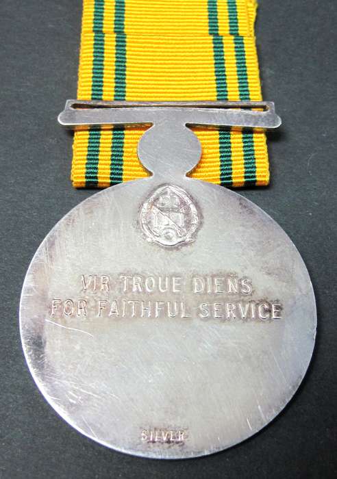 1980-96 SA Prison Services - 20yrs Faithful Service Medal