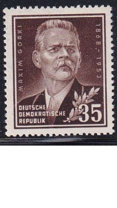1953 The 85th Anniversary of the Birth of Maxim Gorkis, DDR.