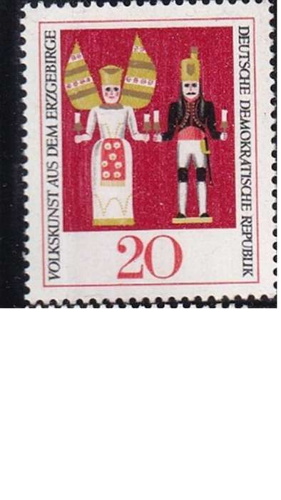 1967 Folk Art from Erzebirge, DDR.