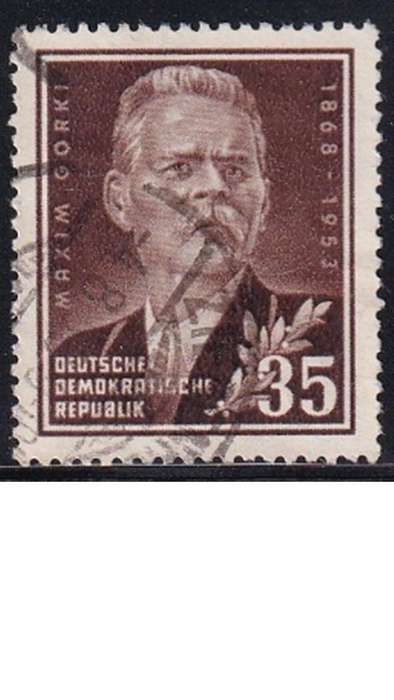 1953 The 85th Anniversary of the Birth of Maxim Gorkis, DDR.