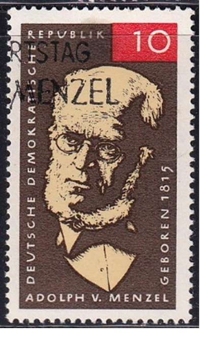 1965 The 150th Anniversary of the Birth of Adolph von Menzel, DDR.