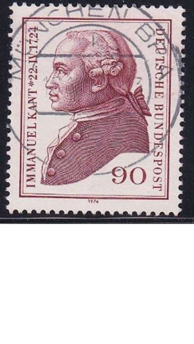 1974 The 250th Anniversary of the Birth of Immanuel Kant, Philosopher, Germany.