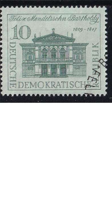 1959 The 150th Anniversary of the Birth of Felix Mendelssohn-Bartholdy, DDR.