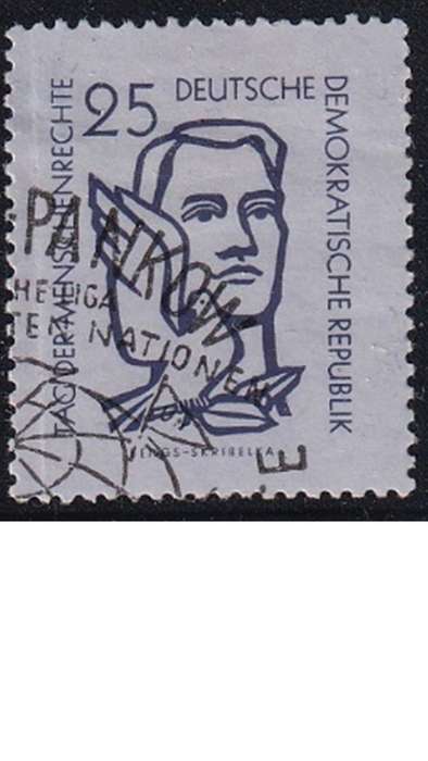 1956 The Day of Human Rights, DDR.