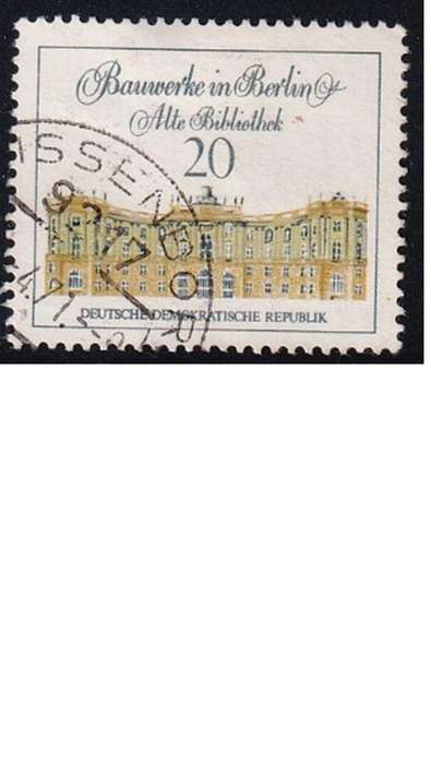 1971 Famous Buildings in Berlin, DDR.