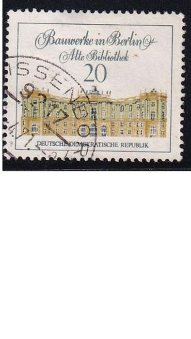 1971 Famous Buildings in Berlin, DDR.