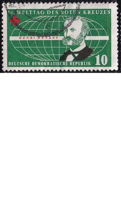 1957 International Day of Red Cross, DDR.