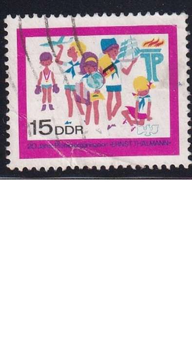 1968 The 20th Anniversary of the Pioneer Union "Ernst Thälmann", DDR.