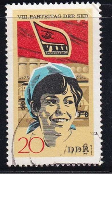 1971 The 8th Congress of SED, DDR.