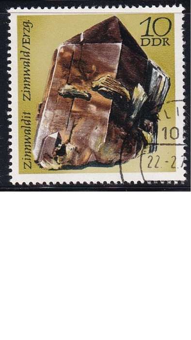 1972 Minerals, DDR.