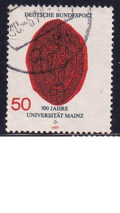 1977 The 500th Anniversary of the University in Mainz, Germany.