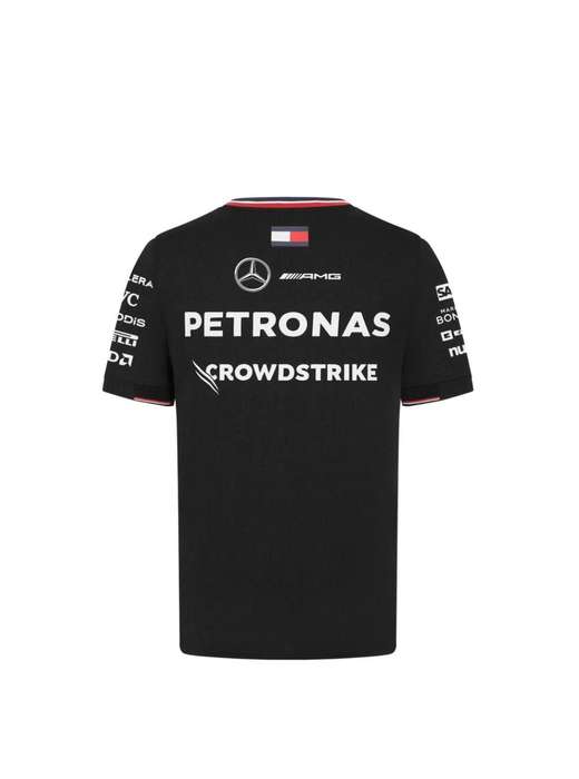 Mercedes team tshirt 2024, white, Mens L