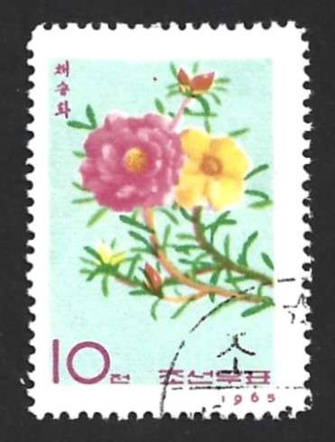 1965 KOREA FLOWERS