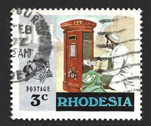 1974 RHODESIA ANNIVERSARY OF U.P.U