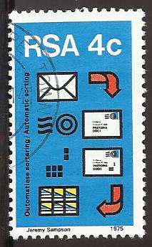 1975 SOUTH AFRICA POSTAL MECHANIZATION
