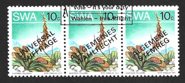 1978 SOUTH WEST AFRICA UNIVERSAL SUFFRAGE