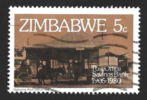 1980 ZIMBABWE POST OFFICE