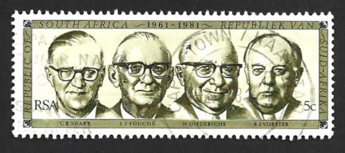 1981 SOUTH AFRICA THE 20TH ANNIVERSARY OF REPUBLIC