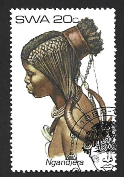 1982 SOUTH WEST AFRICA FEMALE HEADDRESSES