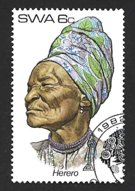 1982 SOUTH WEST AFRICA FEMALE HEADDRESSES
