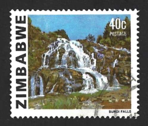 1983 ZIMBABWE WATERFALL