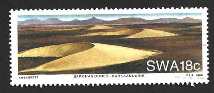 1989 SOUTH WEST AFRICA DESERT AND DUNES