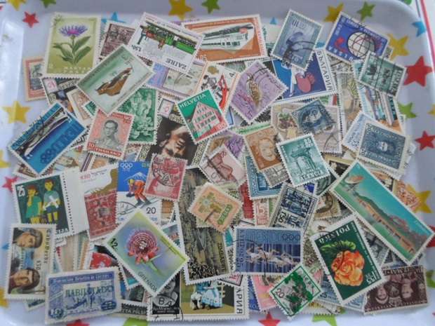 1000 X MIXED WORLD USED STAMPS OFF PAPER GREAT LOT BARGAIN SEE PICS