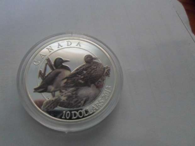 CANADA 10 DOLLAR UNCIRCULATED SILVER COATED COIN SEE PICS