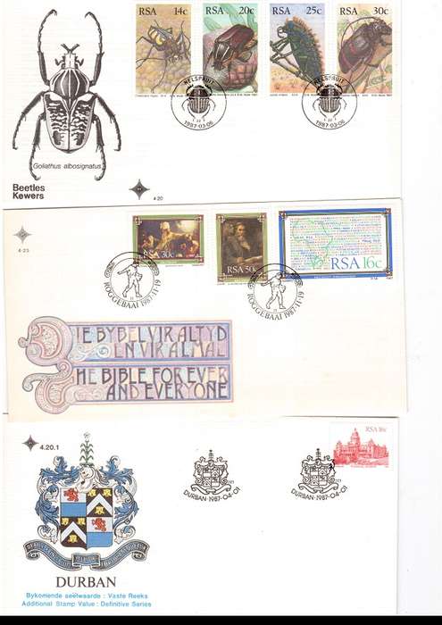 36 X RSA FIRST DAY COVERS SEE PICS