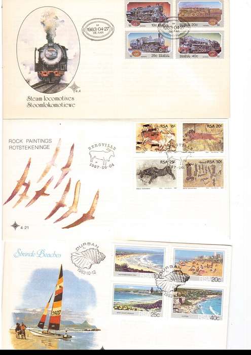 70 X RSA FIRST DAY COVERS ONLY SOME SCANNED SEE PICS