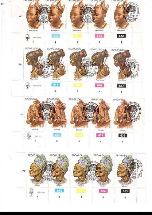 SWA MINT AND USED STAMPS AND FDCS SEE PICS