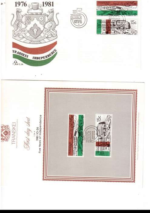 RSA AND HOMLAND FDCS AND MINT AND USED STAMPS SEE PICS