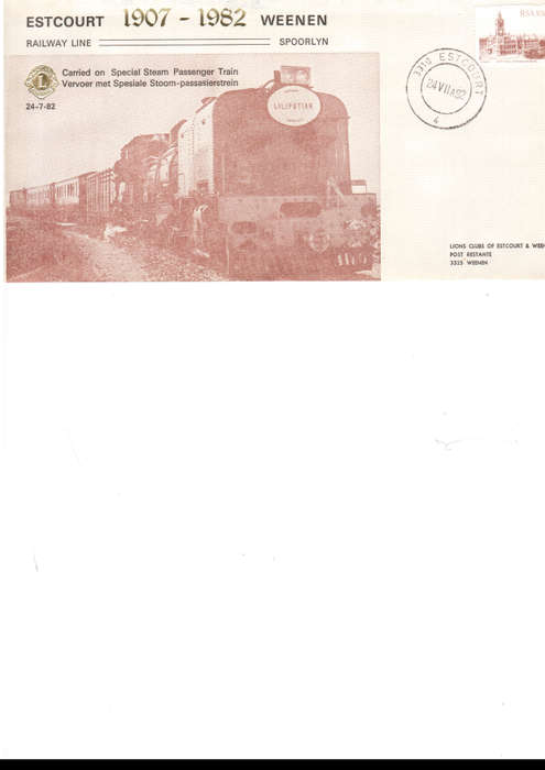 RSA 7 X COMMEMORATIVE FDCS SEE PICS