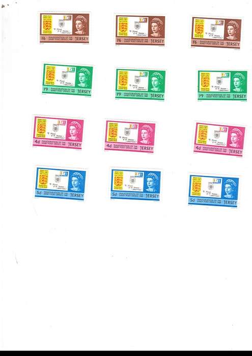 GREAT BRITAIN JERSEY 44 X MINT STAMPS SEE PICS