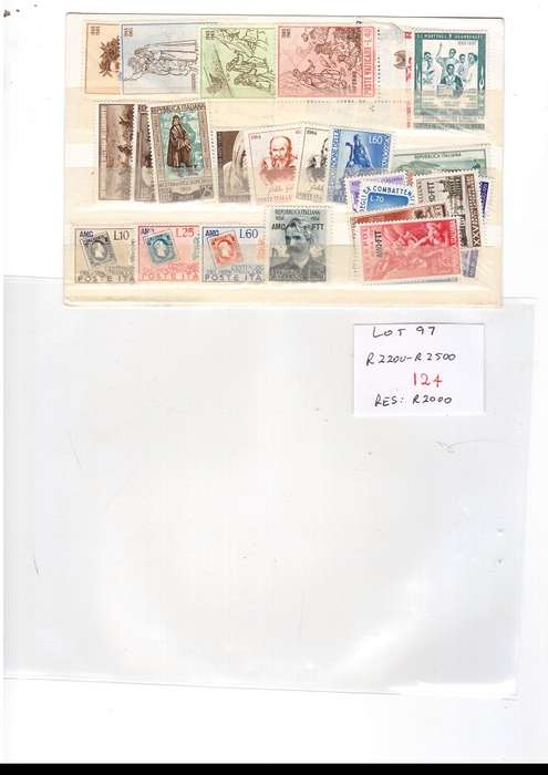 ITALY 29 MINT STAMPS HIGH VALE BARGAIN SEE PICS