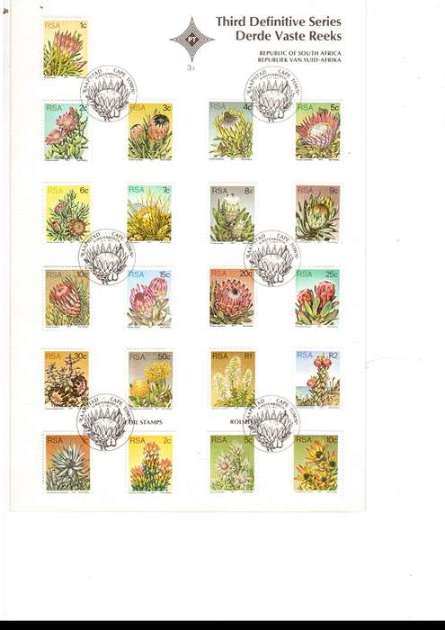 4 X RSA DEFINITIVE SERIES PLUS LARGE FDC SEE PICS