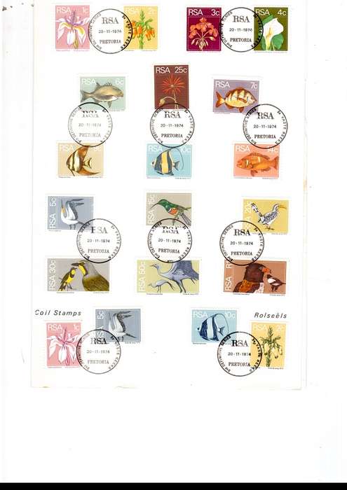 4 X RSA DEFINITIVE SERIES PLUS LARGE FDC SEE PICS