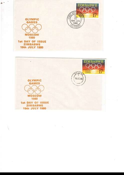 ZIMBABWE 5 X FDC`S AND MINT STAMPS SEE PICS
