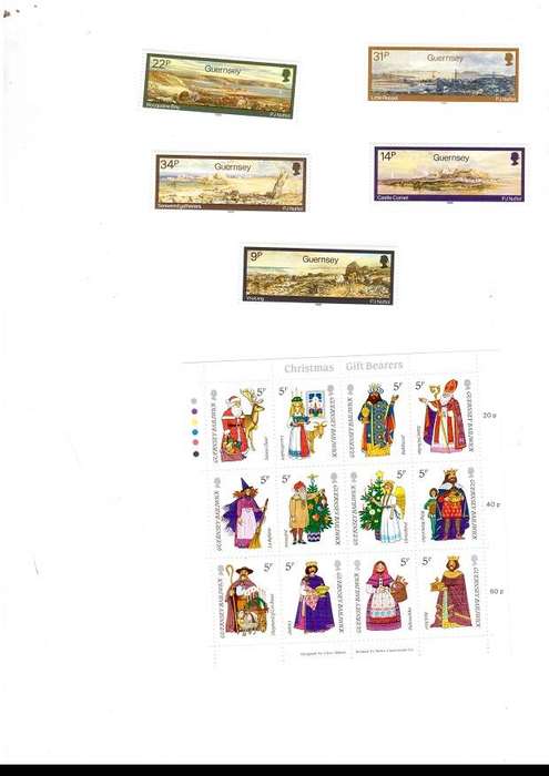 GREAT BRITAIN GUERNSEY MINT STAMPS SEE PICS