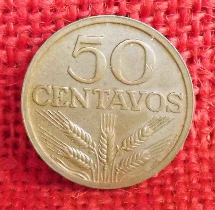 1976 PORTUGAL 50 CENTAVOS