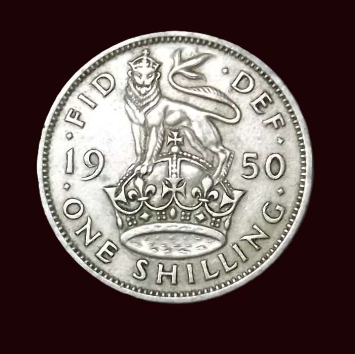 1950 Great Britain shilling