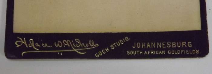 Cabinet Card JHB Goldfields , good condition