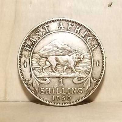 1950 Lion Of Kilimanjaro Shilling East Africa King George VI
