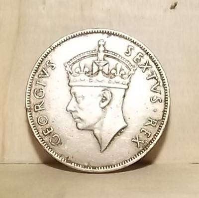 1950 Lion Of Kilimanjaro Shilling East Africa King George VI