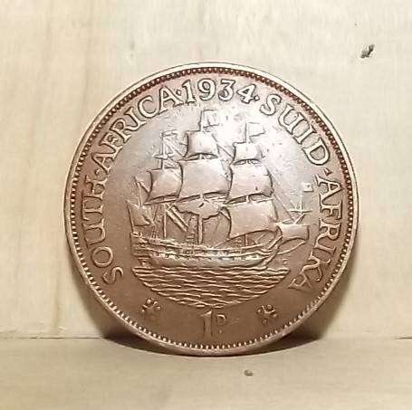 1934 Union Penny King George V