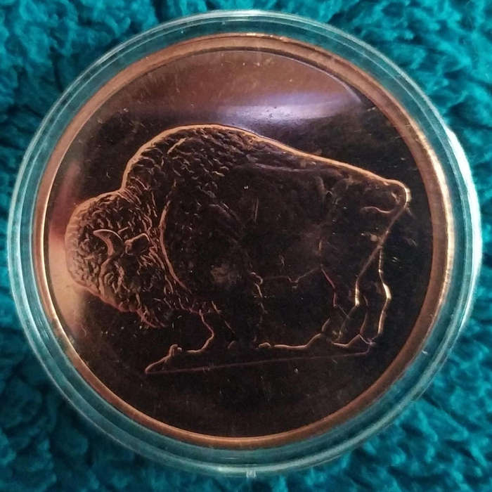 Copper tokens 2013 one ounce .999 Fine